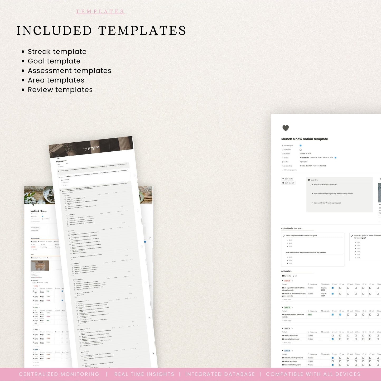 12 Week Year Plan Notion Template