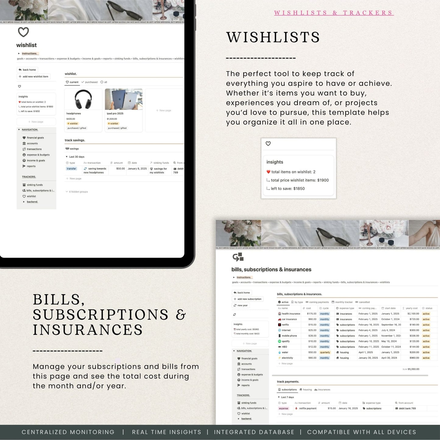 Finance Tracker Notion Template
