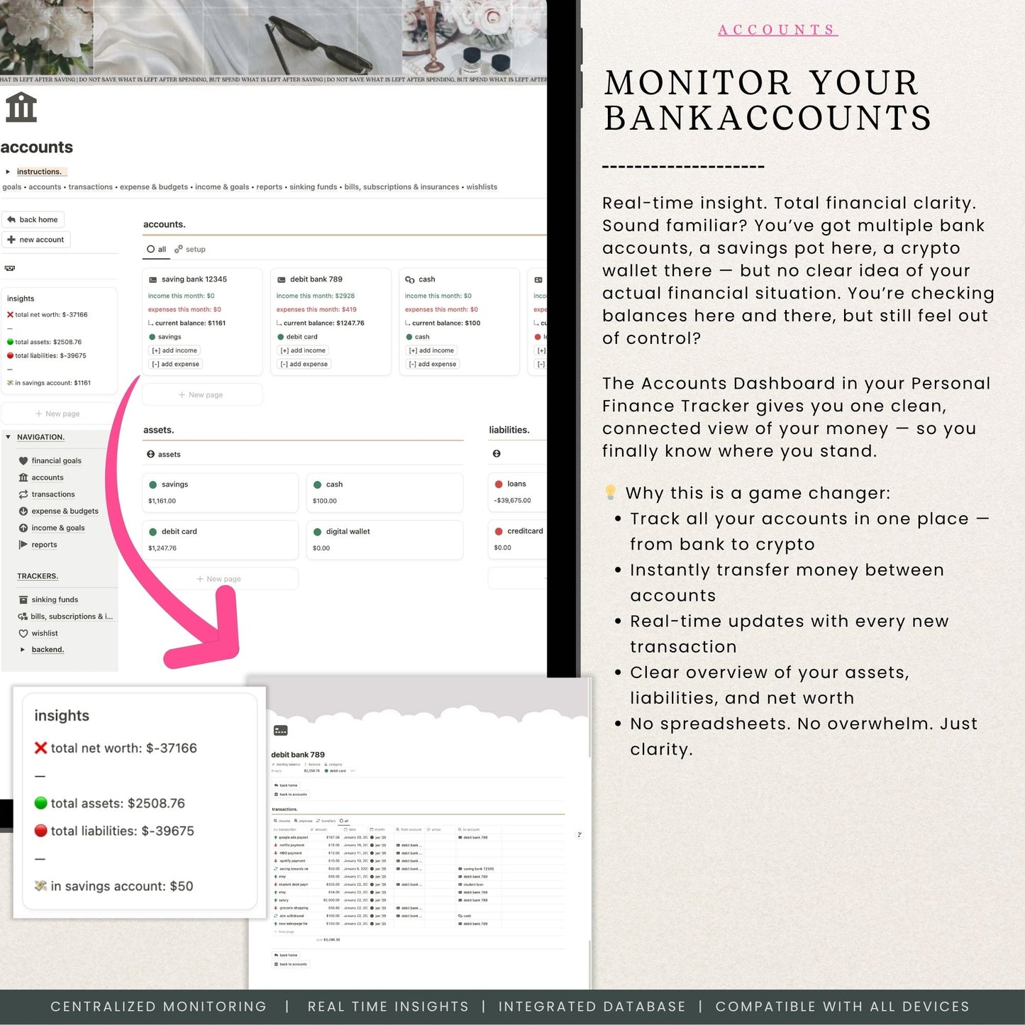 Finance Tracker Notion Template