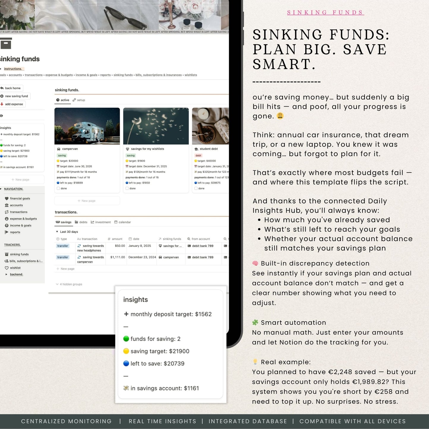 Finance Tracker Notion Template