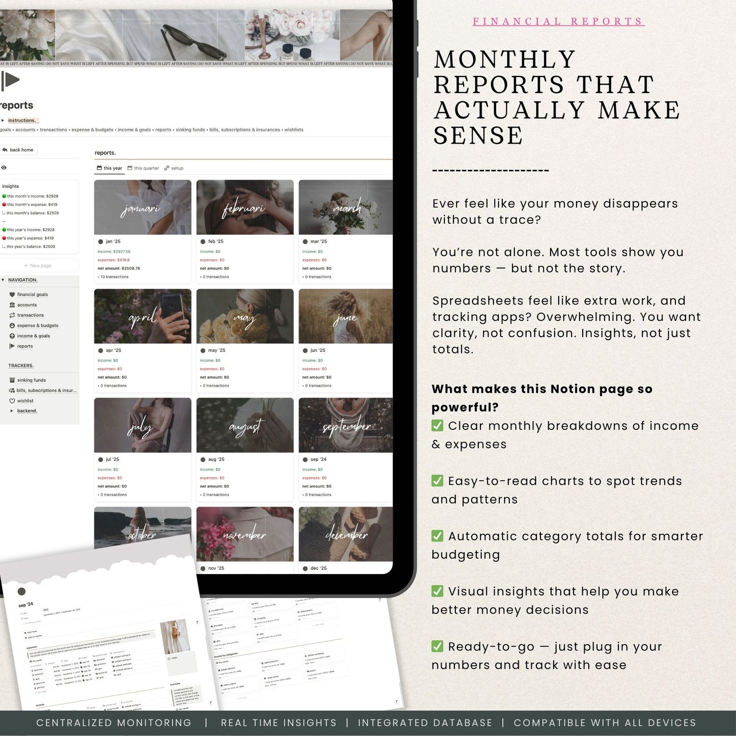Finance Tracker Notion Template