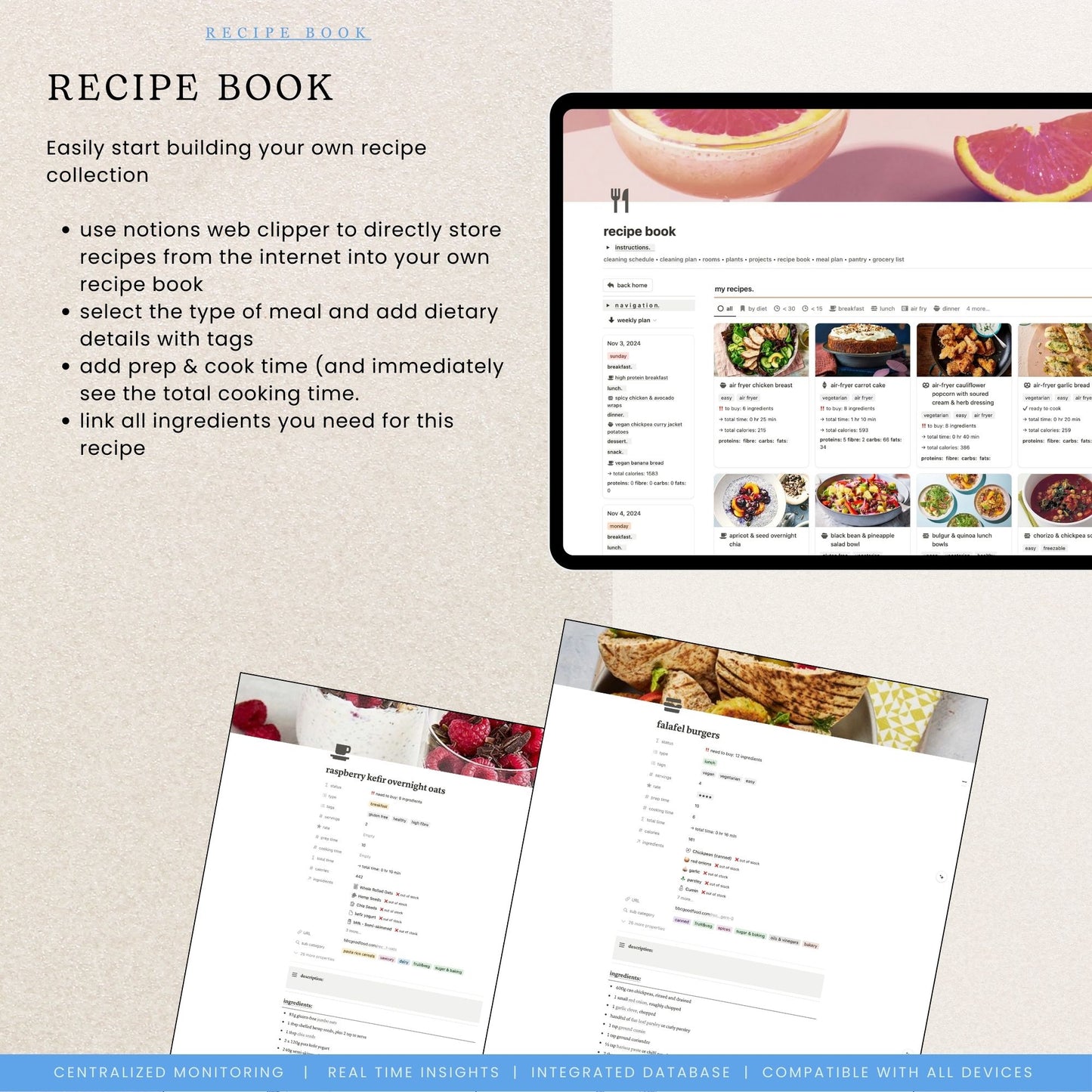 Household & Meal Planner Notion Template