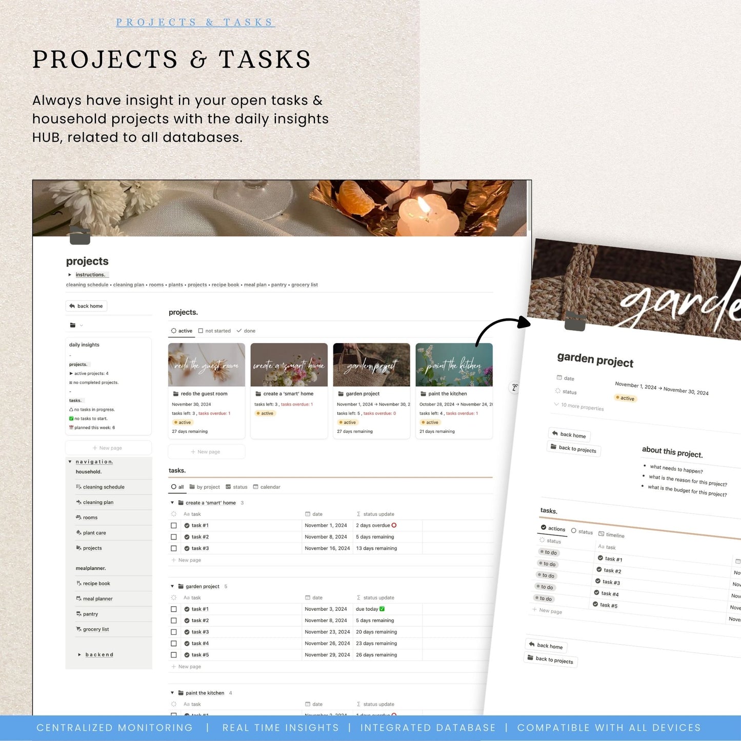 Household & Meal Planner Notion Template