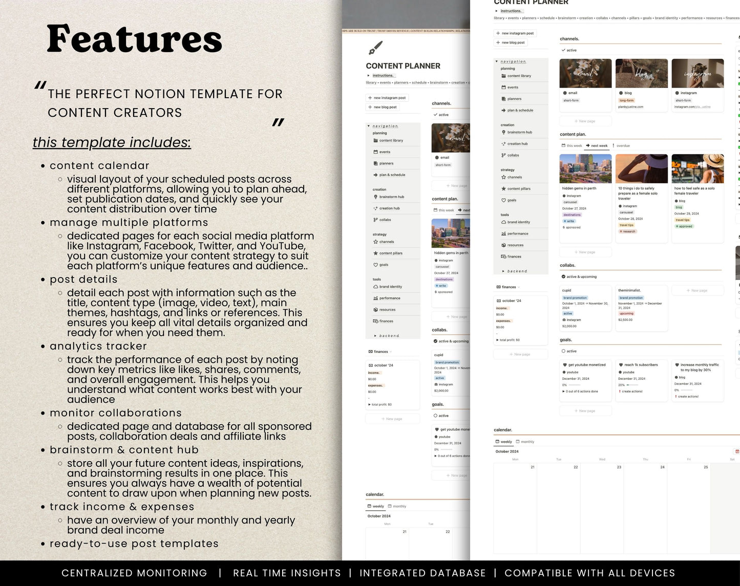 Notion Social Media Planner