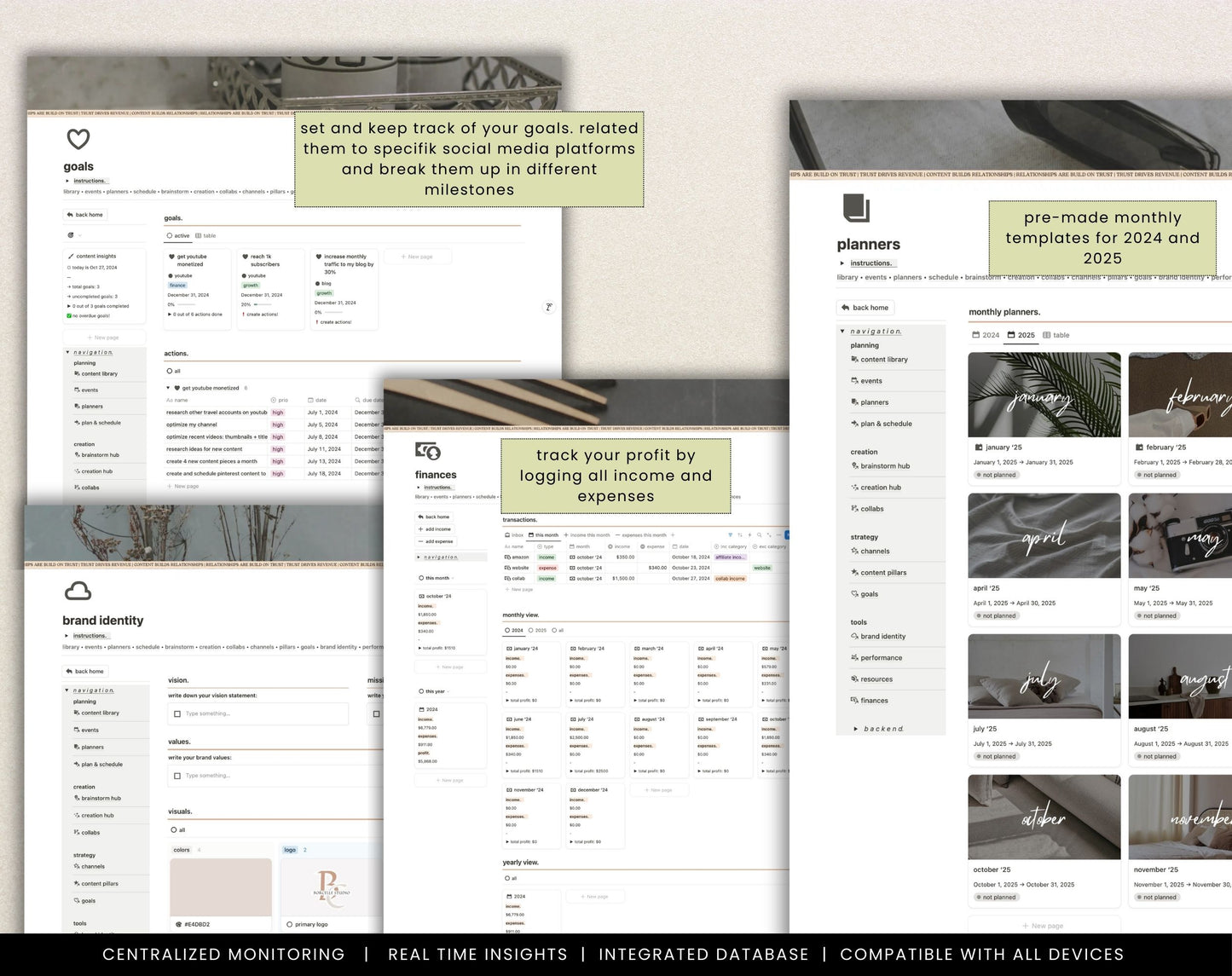 Notion Social Media Planner