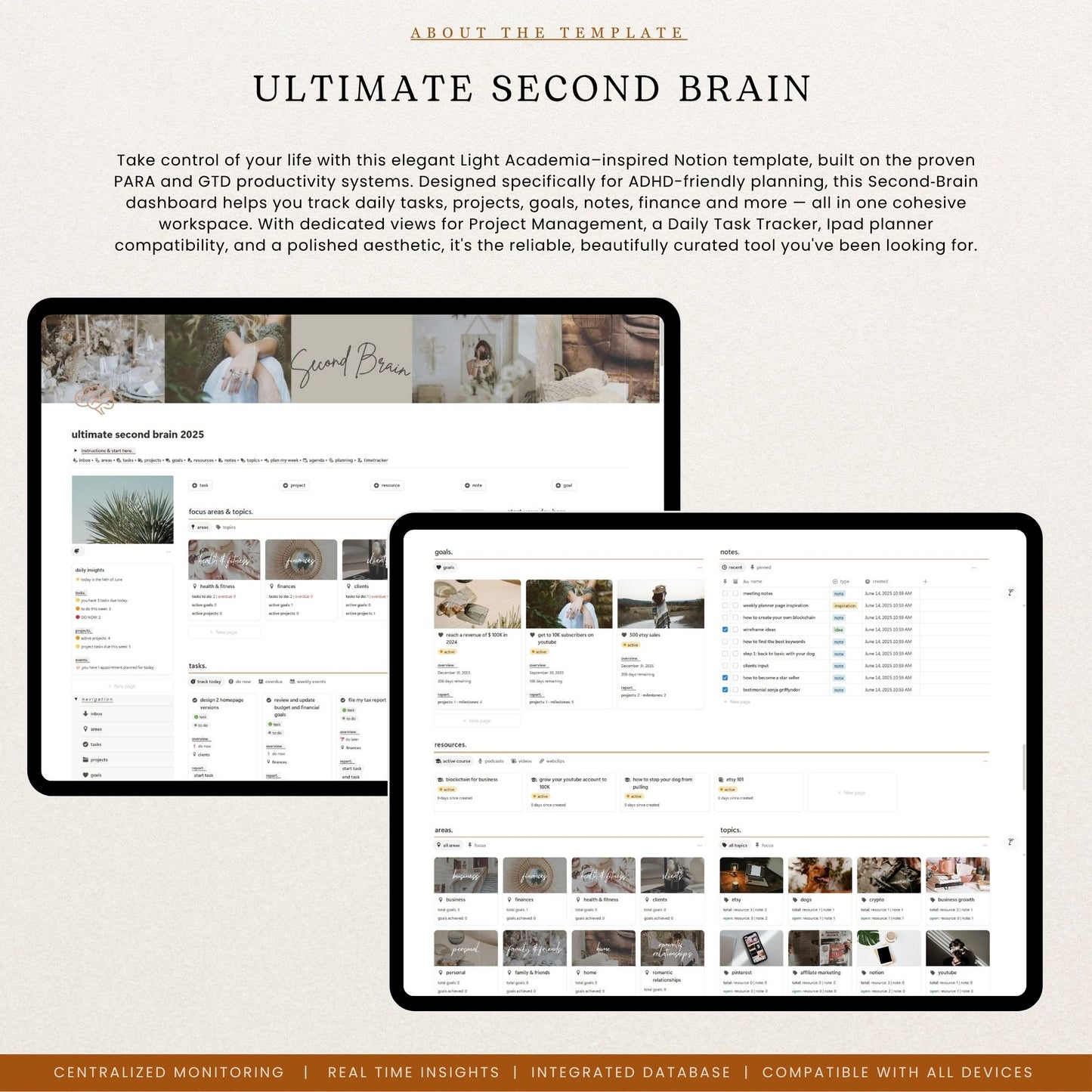 Second Brain Notion Template