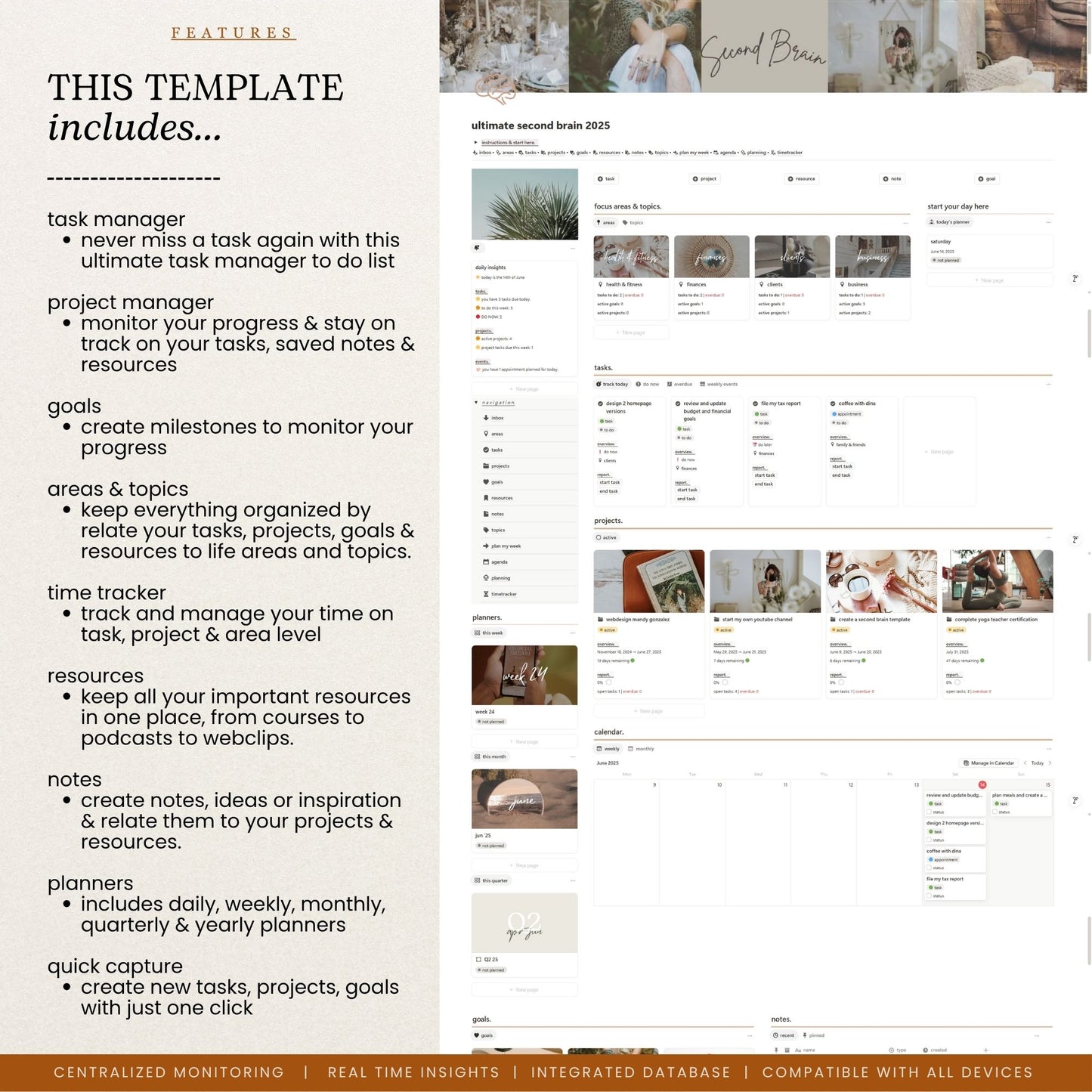 Second Brain Notion Template