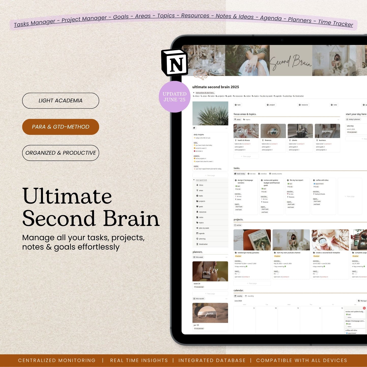 Second Brain Notion Template