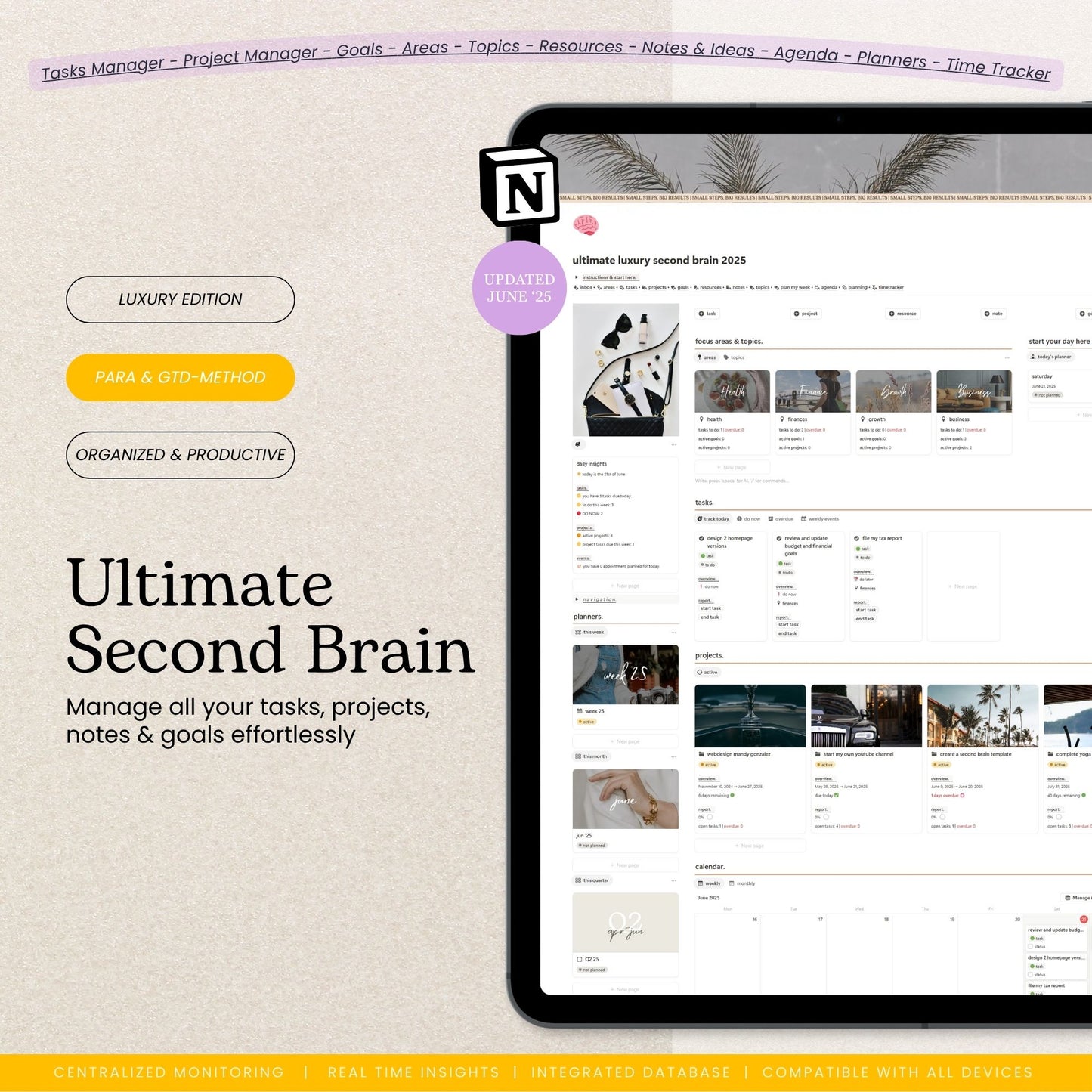 Second Brain Notion Template
