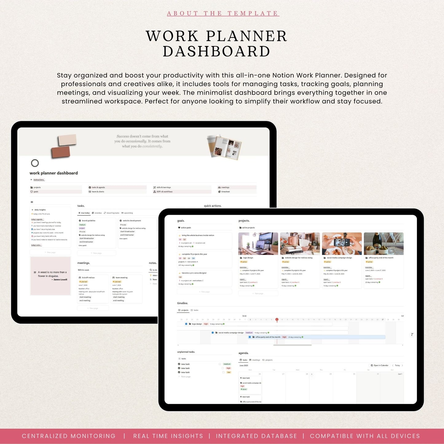 Work Planner Notion Template