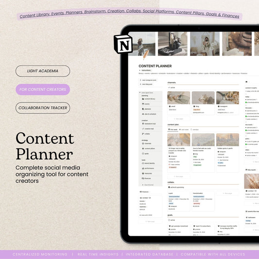 Notion Social Media Planner
