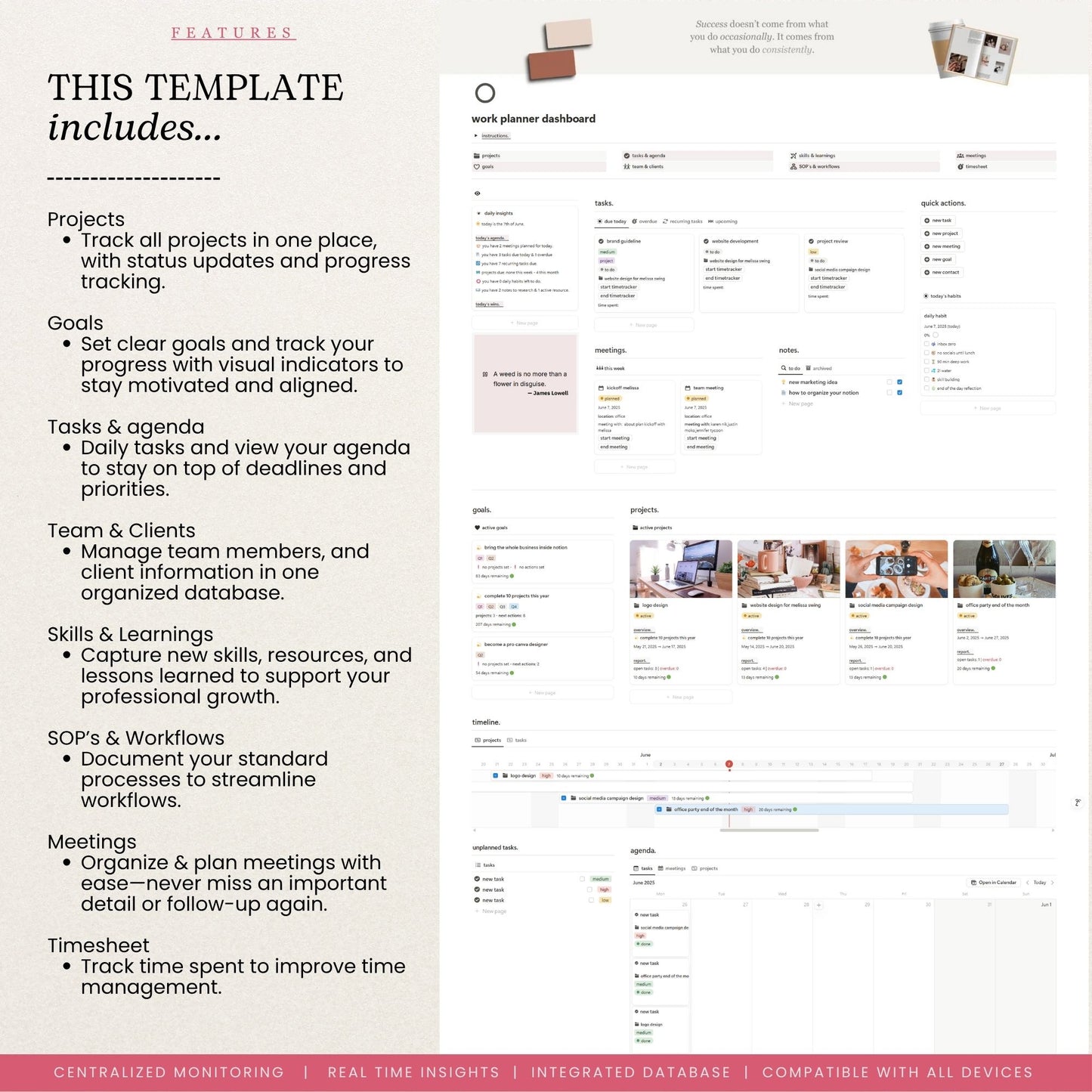 Work Planner Notion Template