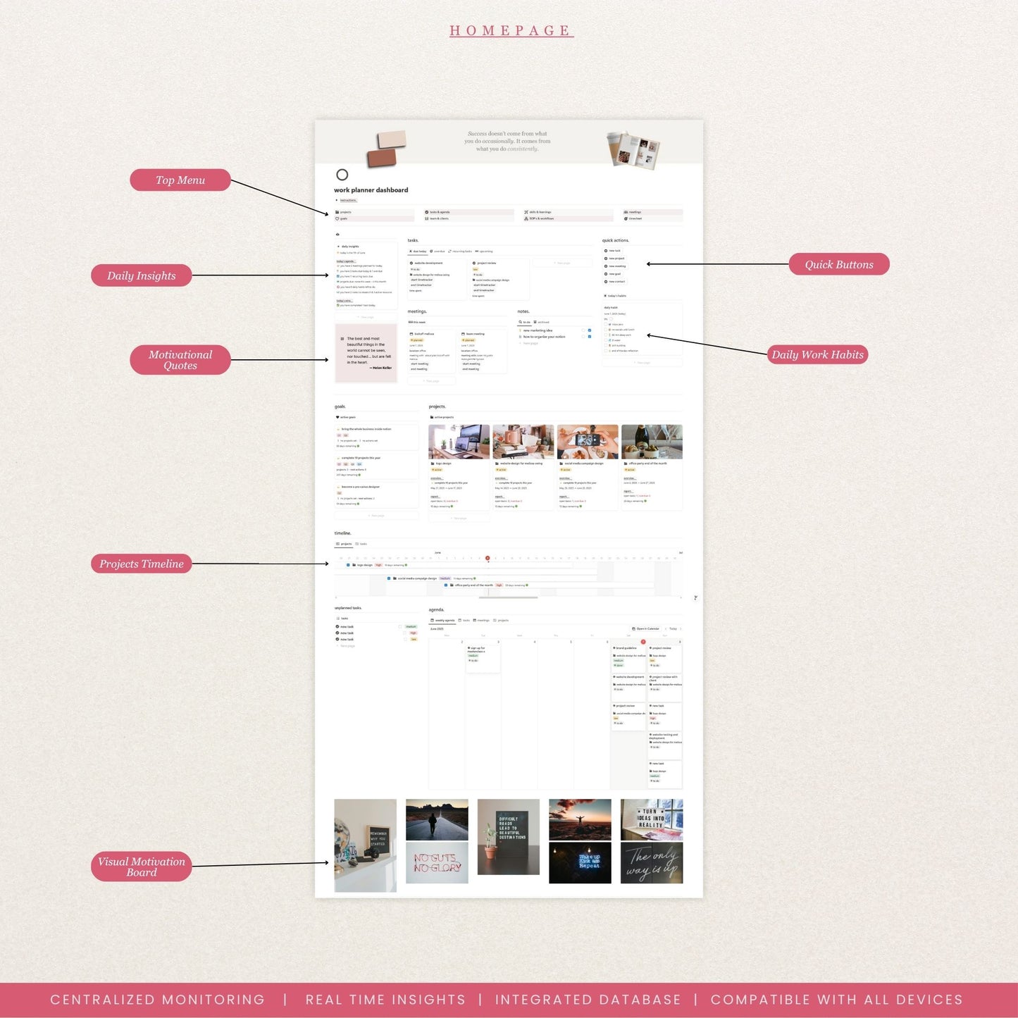Work Planner Notion Template