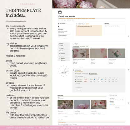 12 Week Year Plan Notion Template