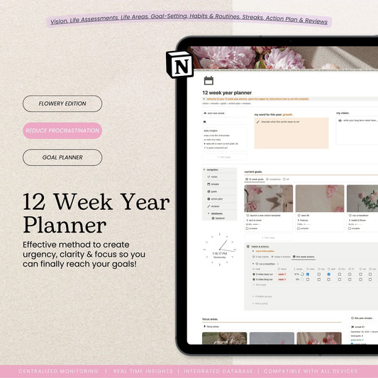 12 Week Year Plan Notion Template