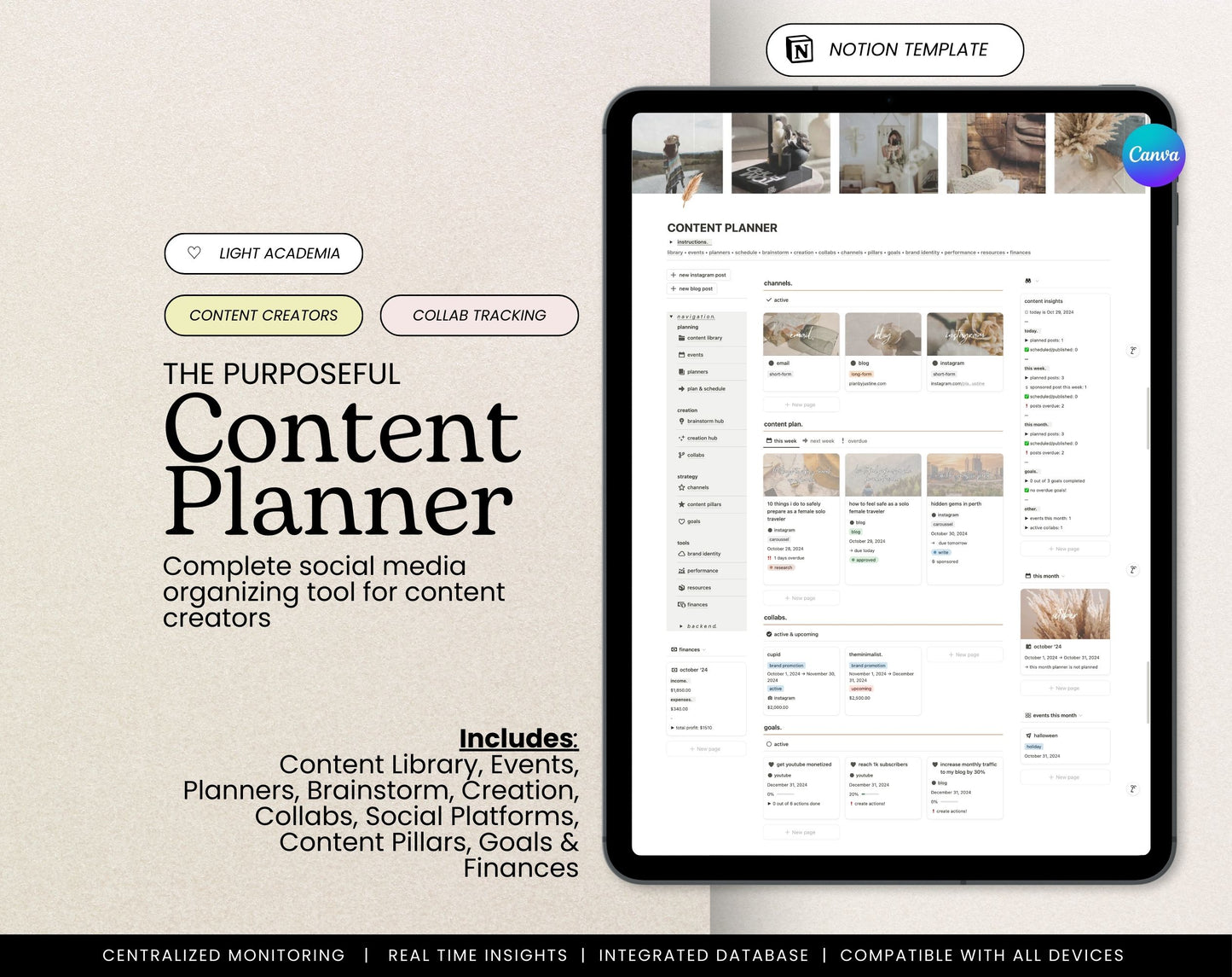 Notion Social Media Planner