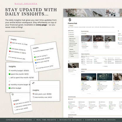 Finance Tracker Notion Template