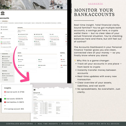Finance Tracker Notion Template