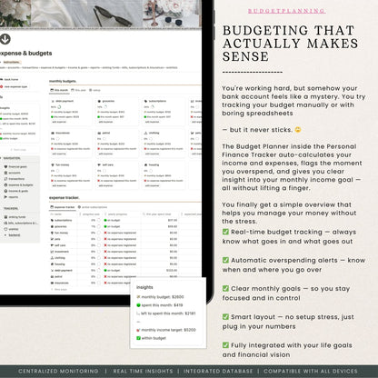 Finance Tracker Notion Template