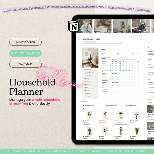 Notion cleaning schedule template