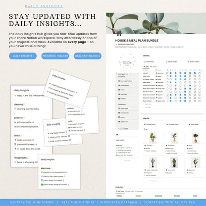 Household & Meal Planner Notion Template