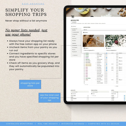 Household & Meal Planner Notion Template