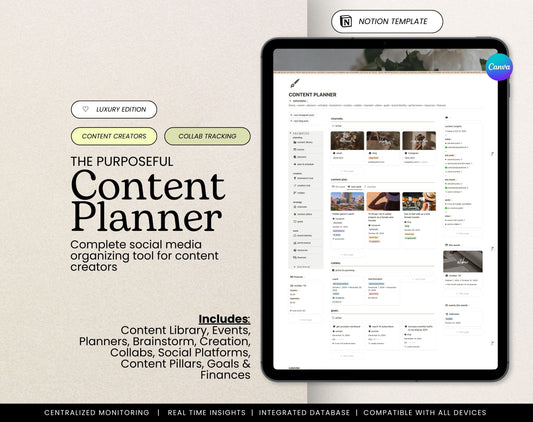 Notion Social Media Planner