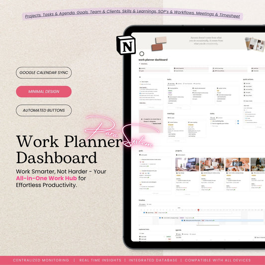 Work Planner Notion Template