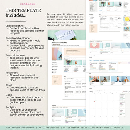 Notion Podcast Planner Template