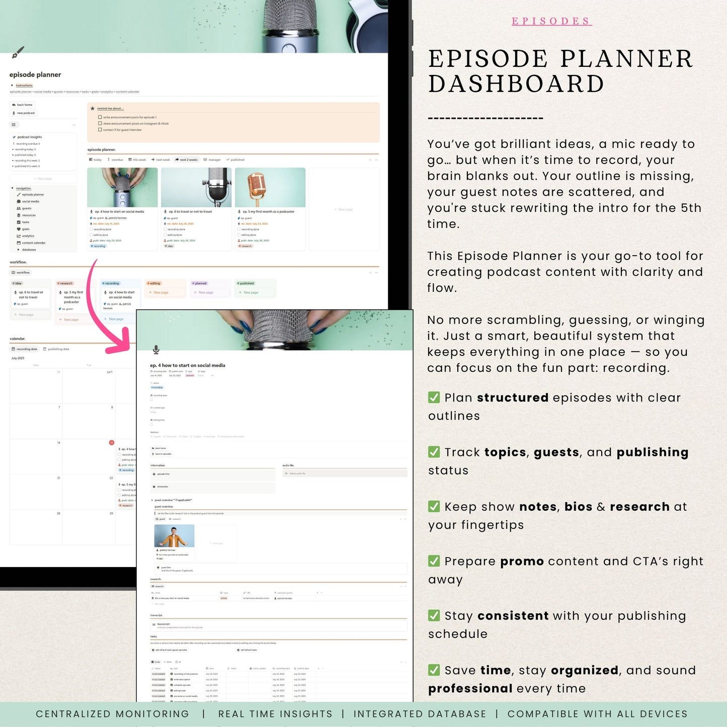 Notion Podcast Planner Template