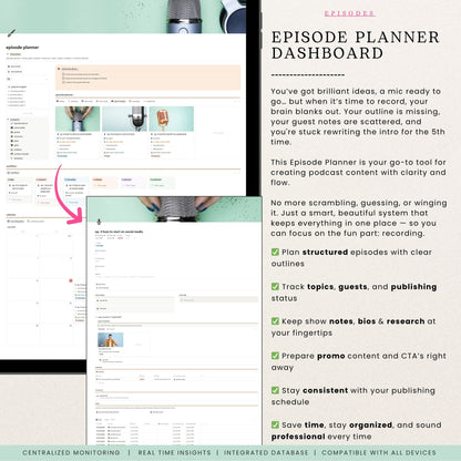 Notion Podcast Planner Template