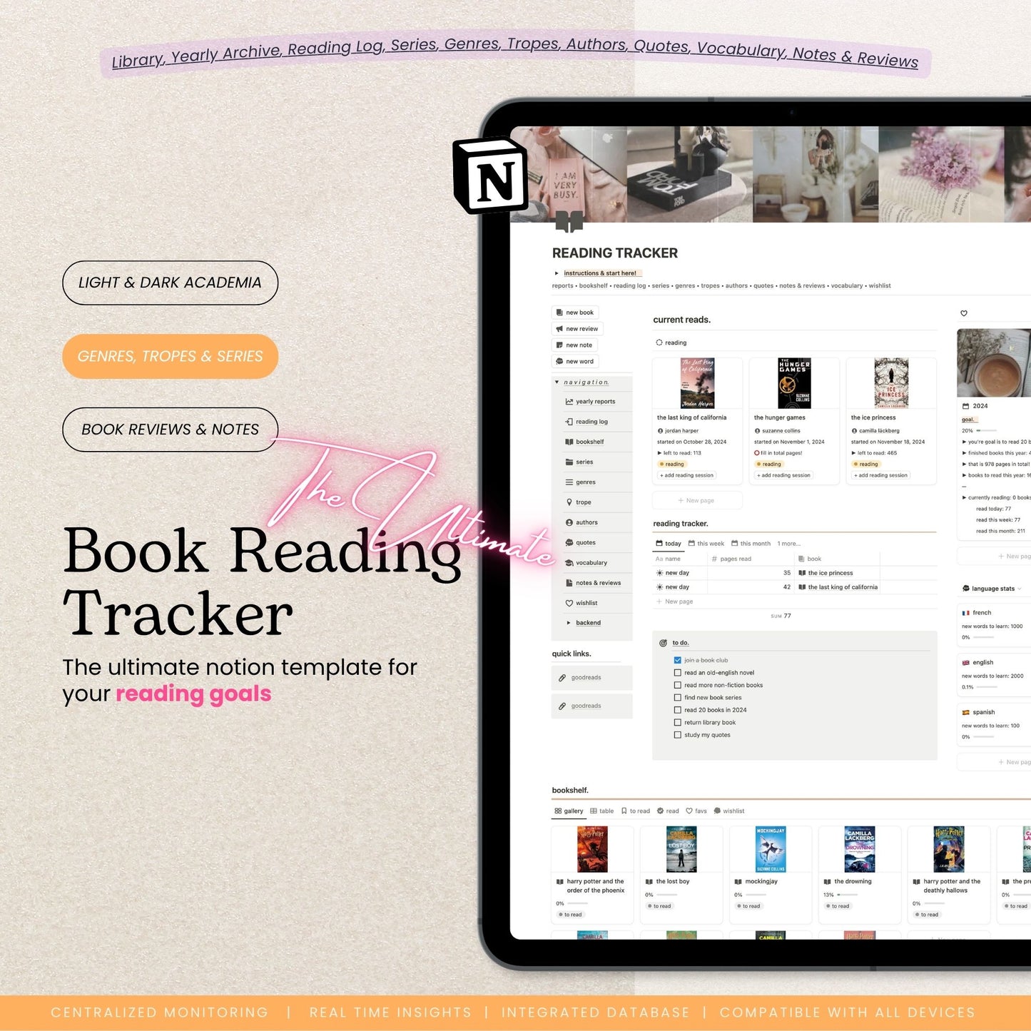 Notion Book Tracker Template