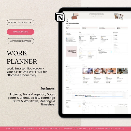Work Planner Notion Template