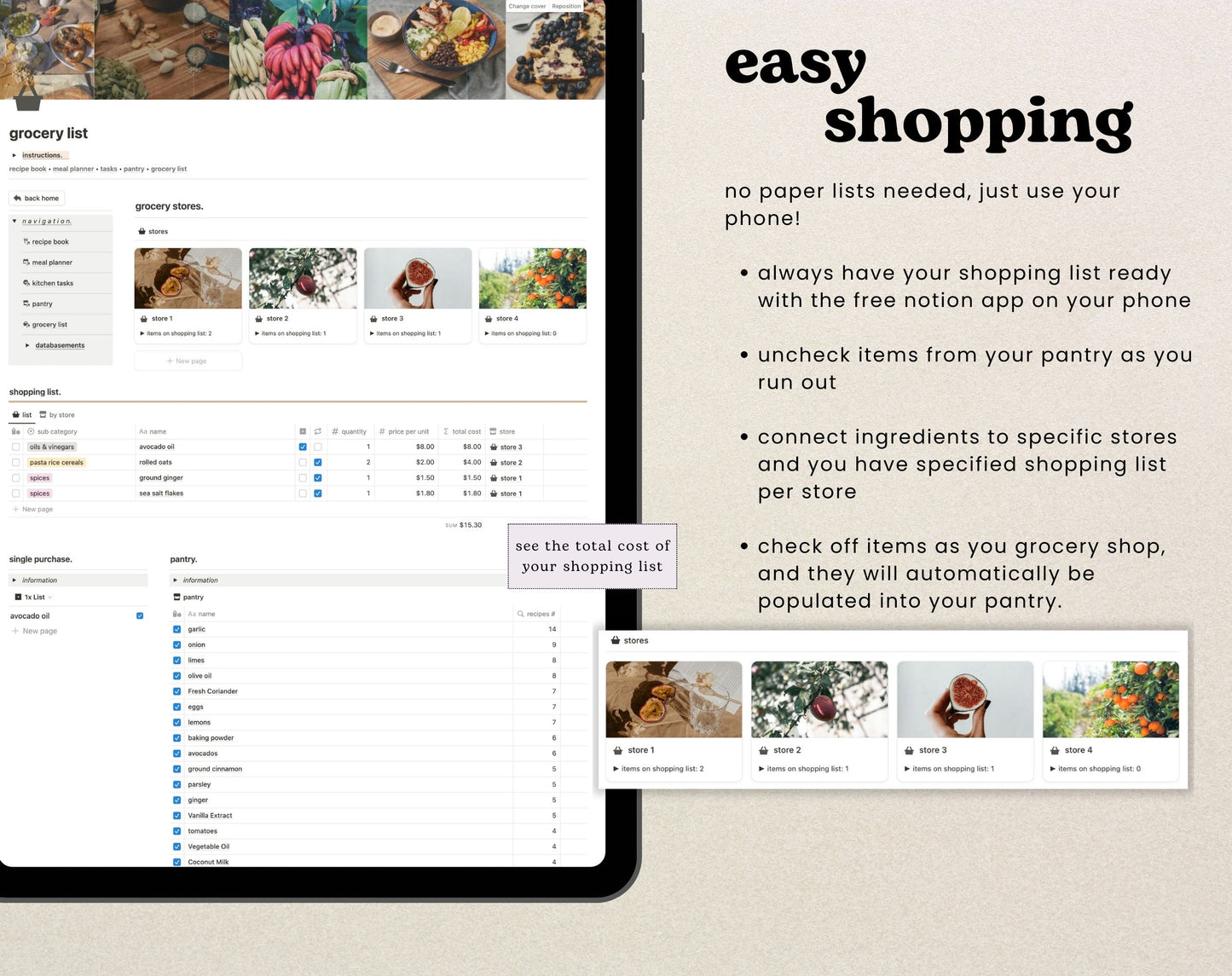 Notion Meal Planner Template