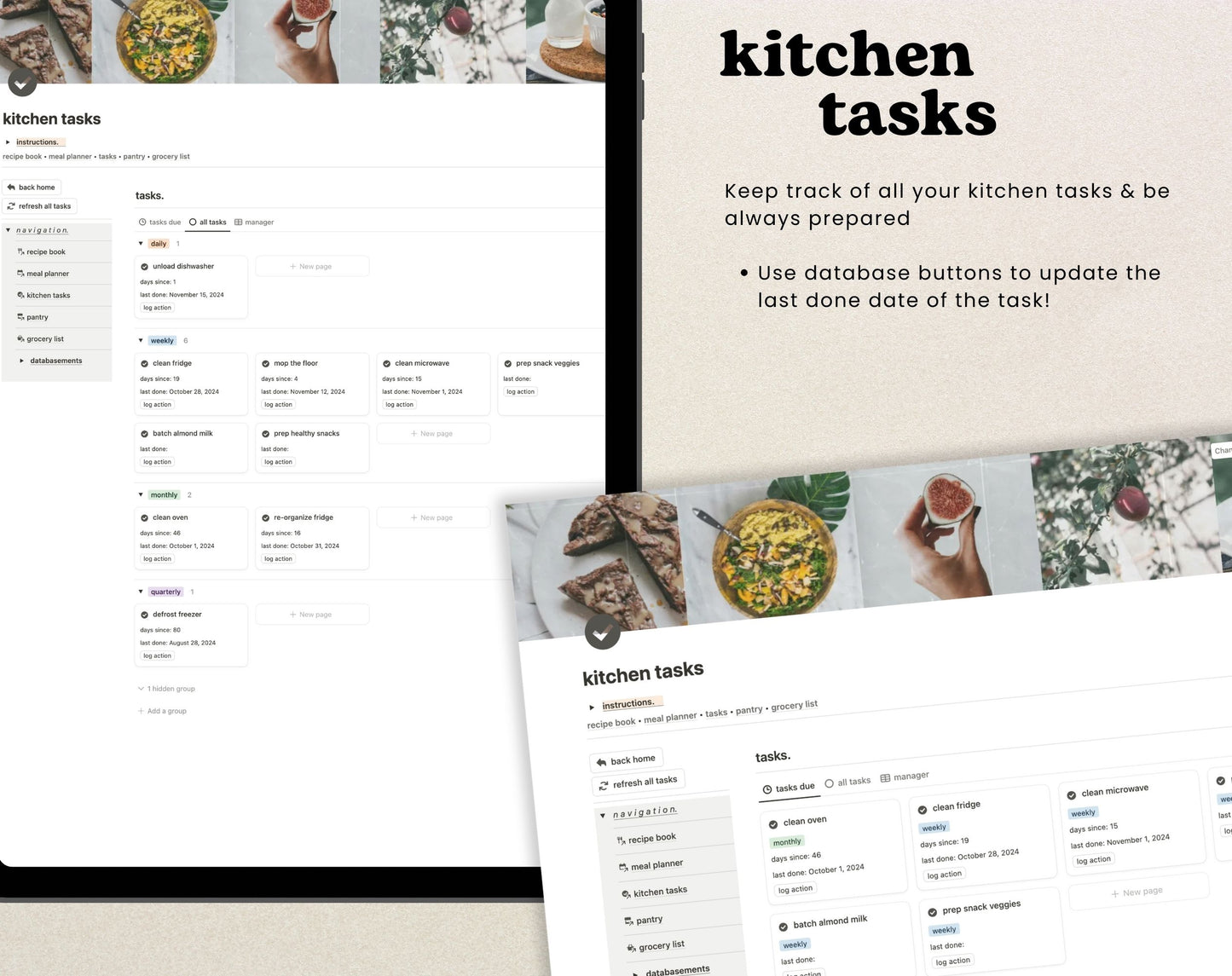 Notion Meal Planner Template