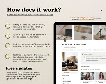Notion Podcast Planner Template