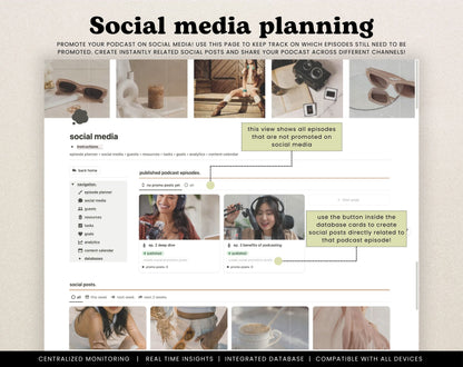 Notion Podcast Planner Template