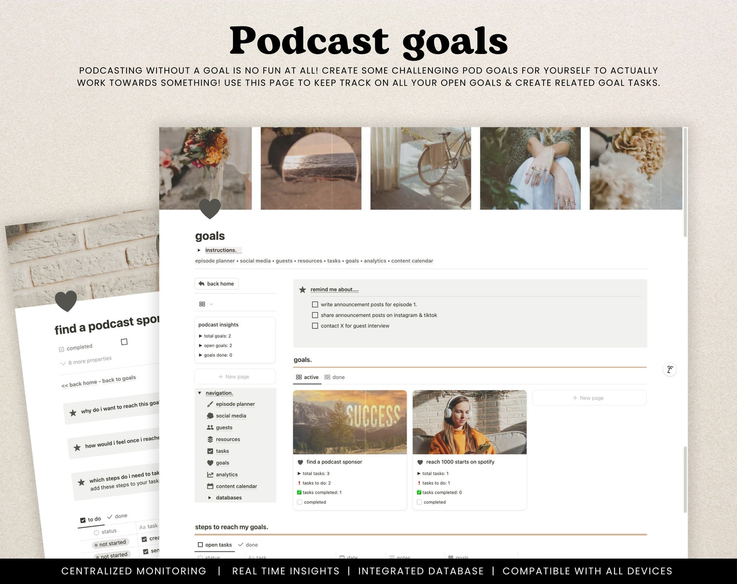 Notion Podcast Planner Template